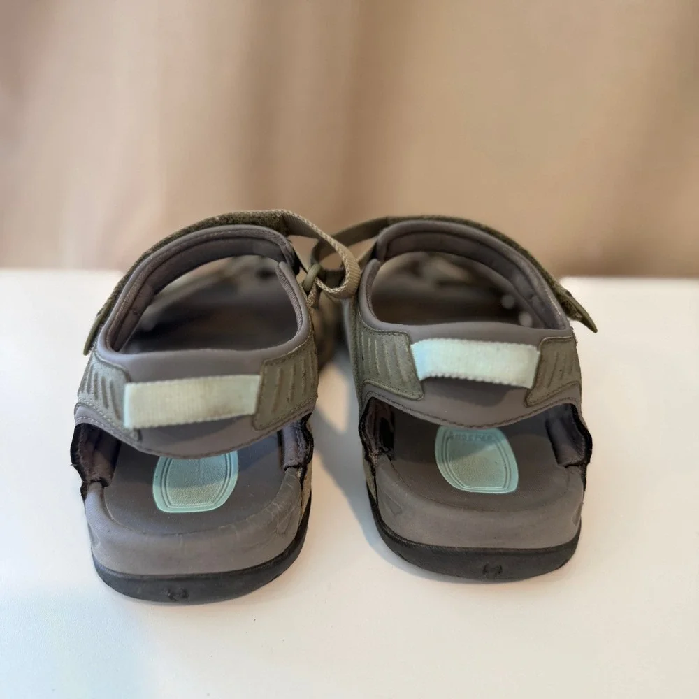 Teva Tirra Womens Olive Green Multi Strap Hiking Water Sandals Shoes